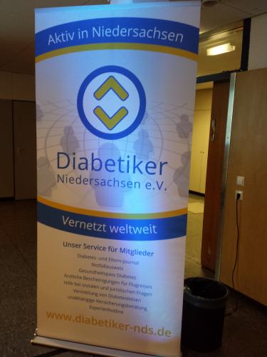 Neuer Aufsteller Diabetiker Niedersachsen © Wolfgang Sander